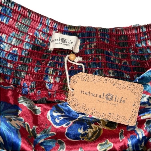 NWT Natural Life Floral Lisa Velvet Maxi Skirt - Sold Out! - Picture 10 of 12